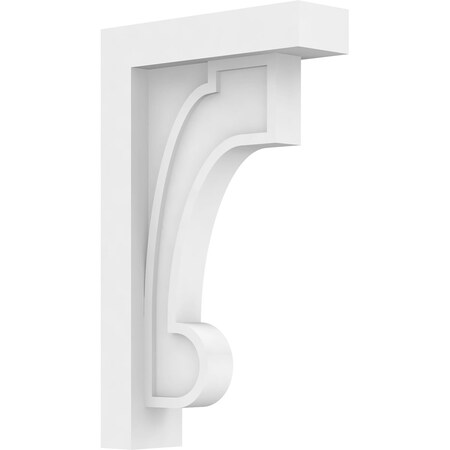 Standard Alma Architectural Grade PVC Corbel, 1 1/2W X 5D X 8 3/8H